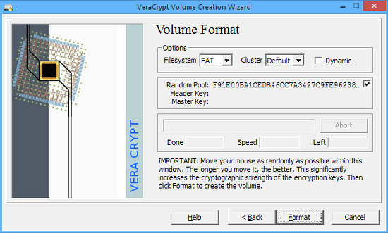 VeraCrypt disk encryption