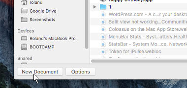 Automator on OS X