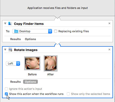 Automator on OS X