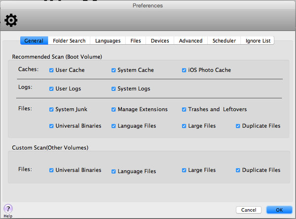 Stellar SpeedUpMac disk clean-up utility