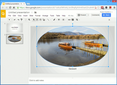 Google Drive image editing