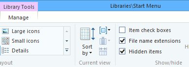Windows hidden files