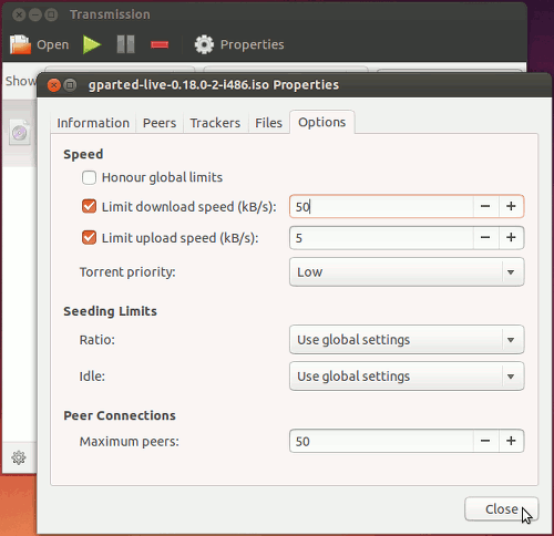 Transmission BitTorrent