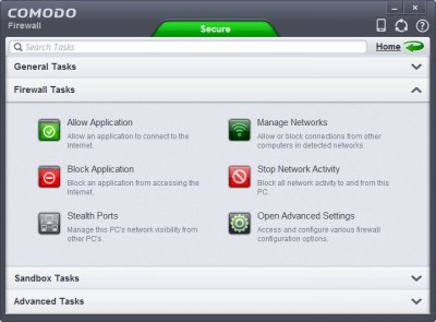 Comodo Firewall beats Windows Firewall