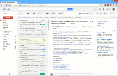 Add a preview pane to Gmail
