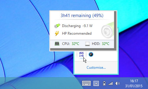BatteryCare battery monitor
