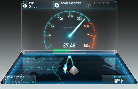 Speedtest.net internet speed