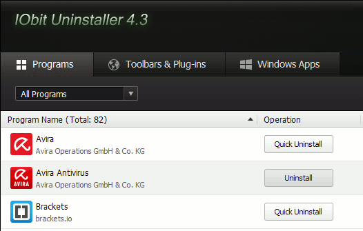 IObit Uninstaller