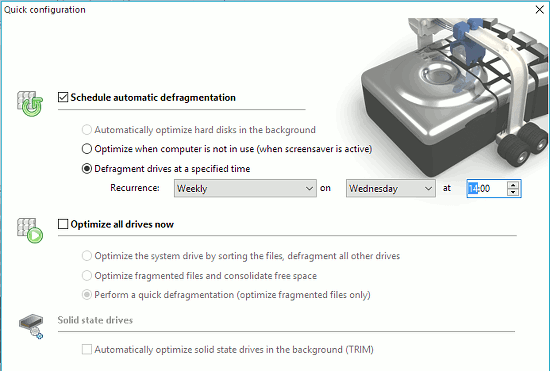 Disk defragmenter