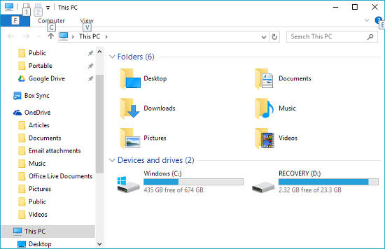 Windows File Explorer