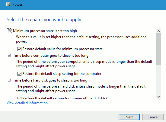 Windows Troubleshooters