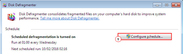 Windows Disk Defragmenter