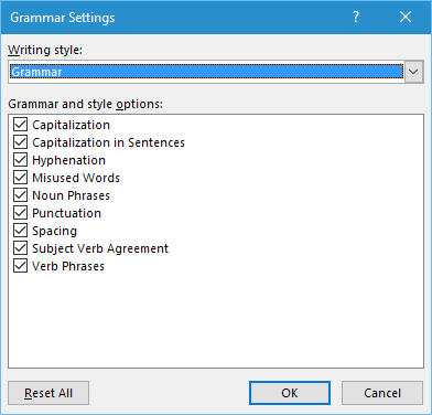 Check Word document for errors