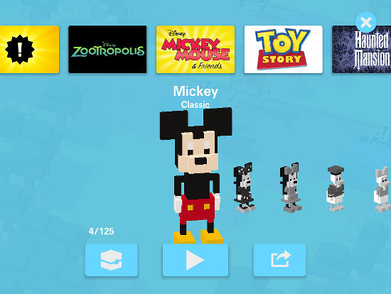 Collect all your favourite Disney and Pixar characters in Disney Crossy Road