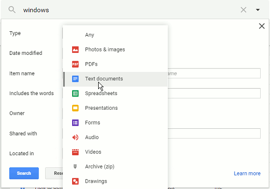 Top tips for searching Google Drive