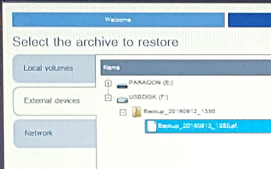 Paragon Backup and Recovery 16 recovery media