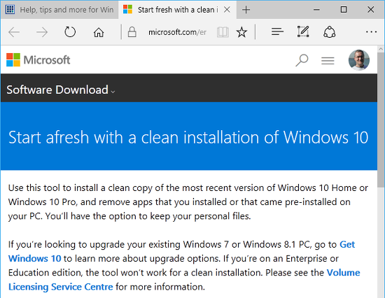 Reset a Windows 10 PC with this free utility from Microsoft