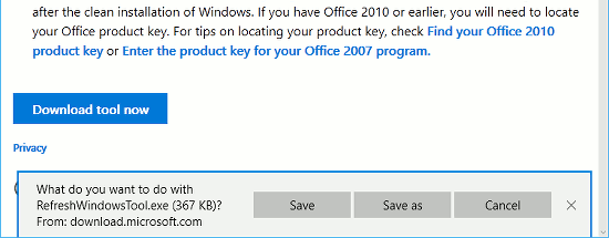 Get this free Windows reset tool from Microsoft