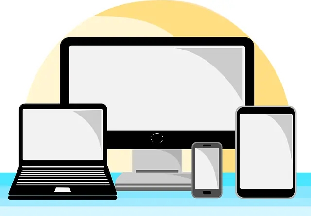Computer, phone, tablet, monitor.
